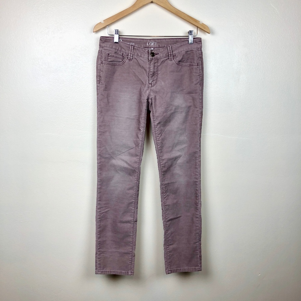 LOFT Modern Slim Corduroy Pants Size 28/6 Petite - Picture 1 of 7